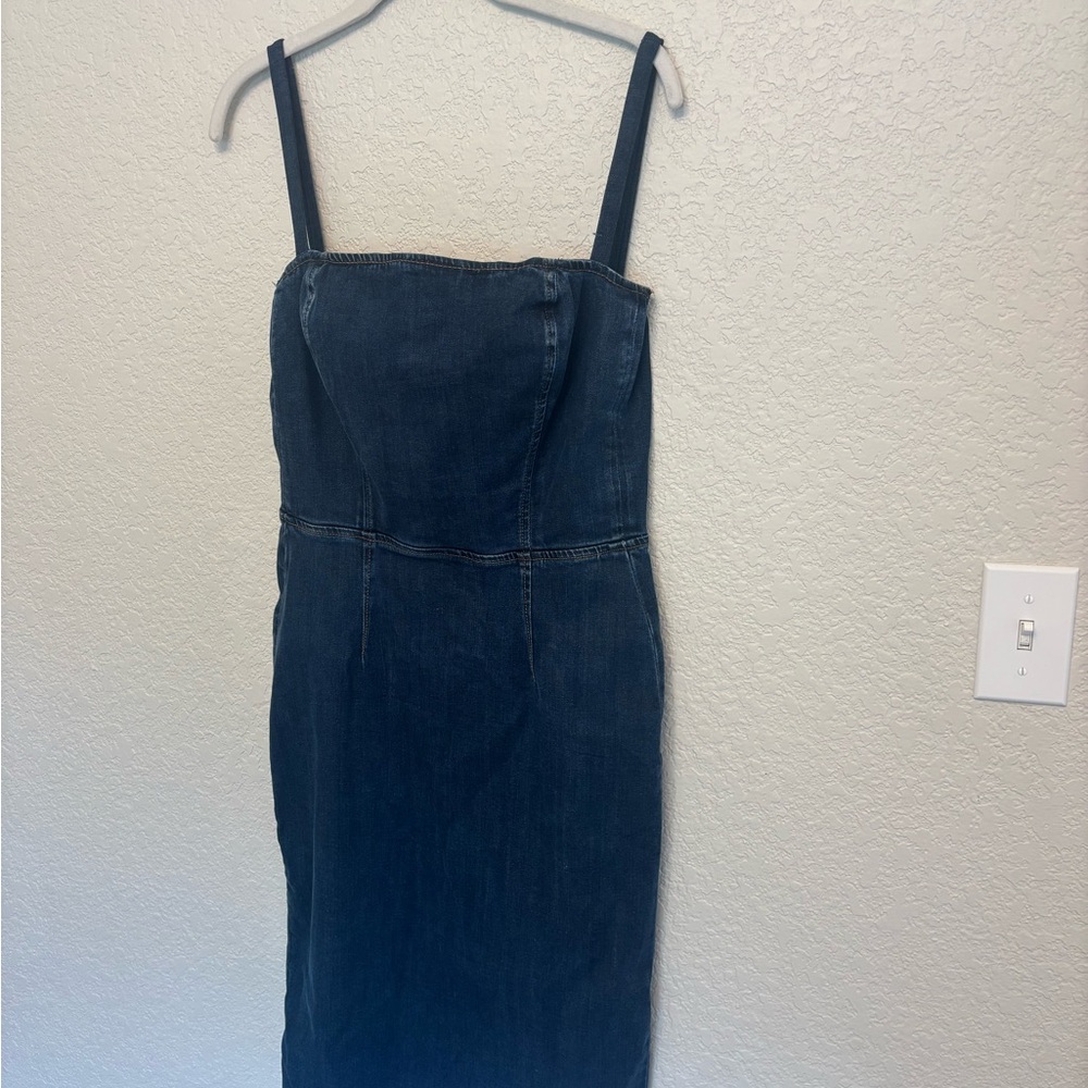 Reformation Blue Denim Dress